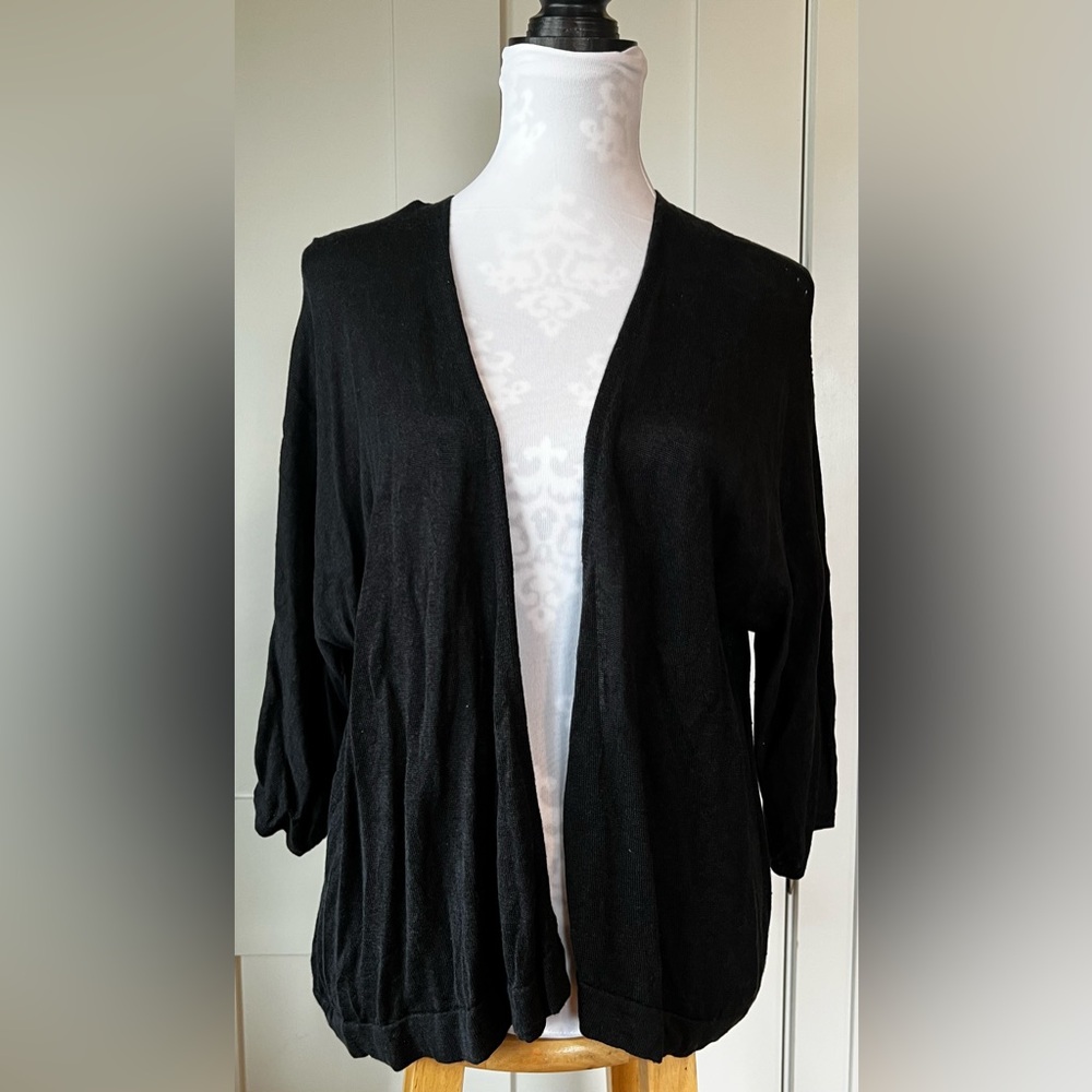 j Jill cardigan. Black. Size XL